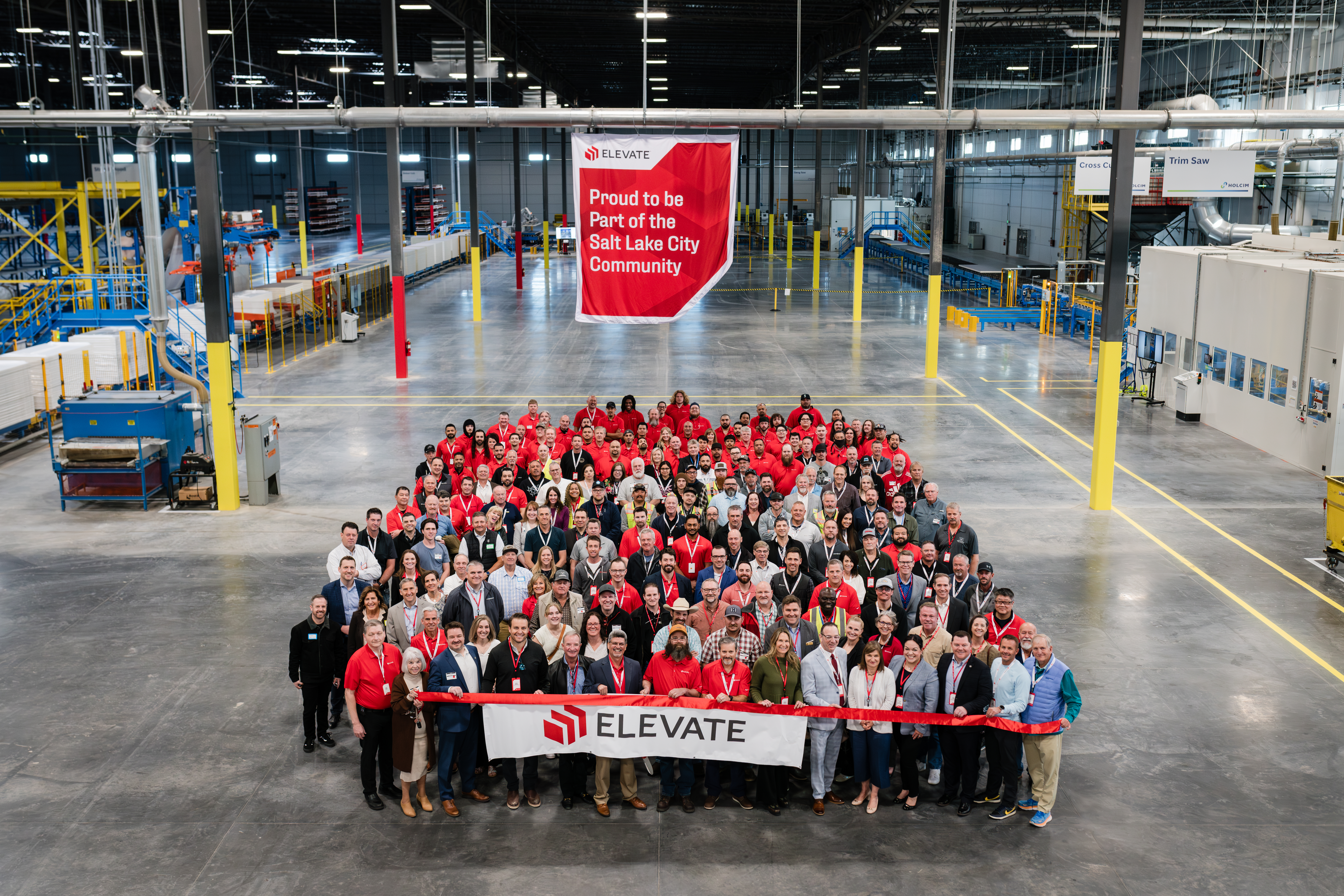 Group Photo at Elevate SLC Plant