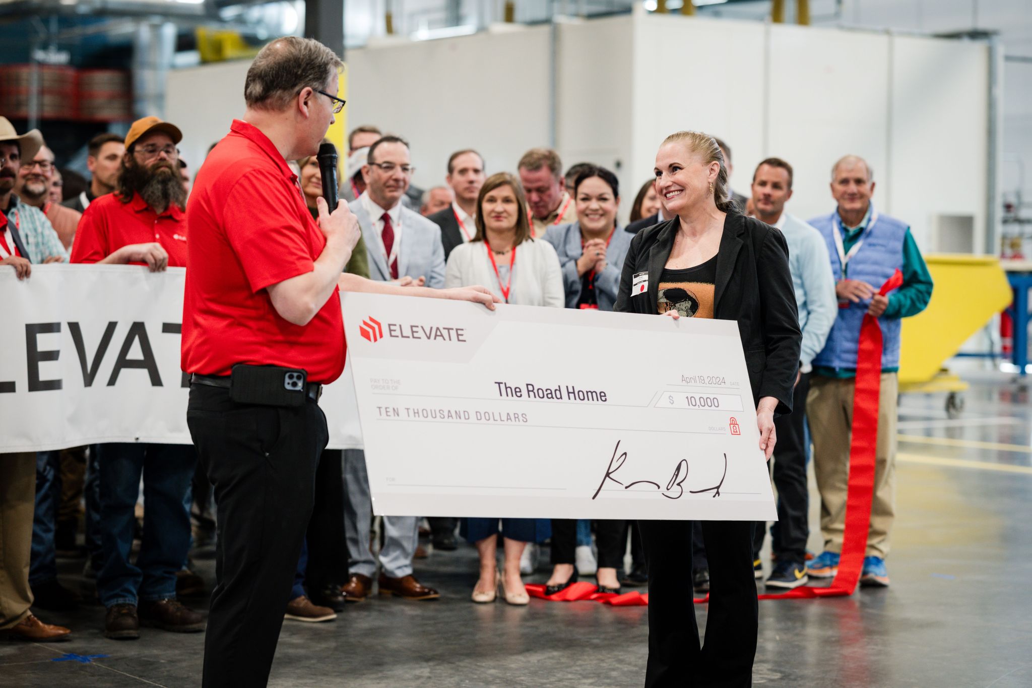 Elevate Donation at SLC Plant Opening