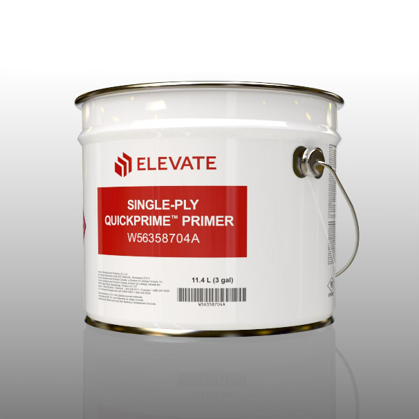 Elevate Single-Ply QuickPrime Primer: Fast-drying primer for enhanced adhesion and superior roofing performance