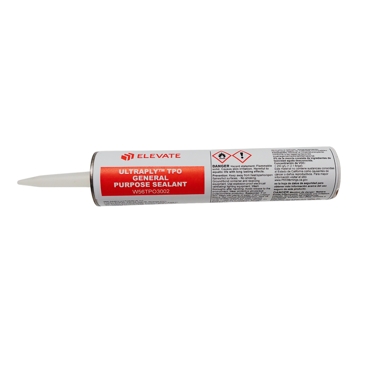 Elevate UltraPly TPO General Purpose Sealant: Versatile, durable sealant for reliable waterproofing and roofing protection
